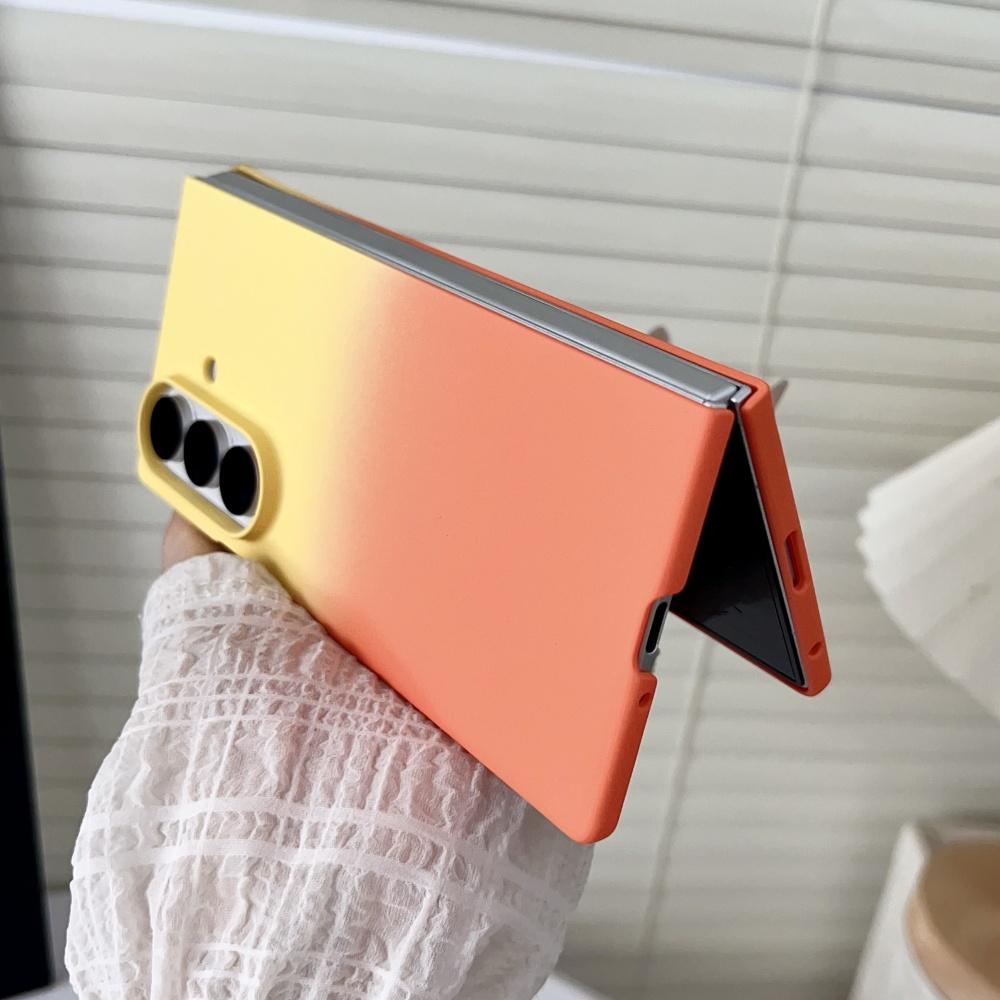 Gradient Colorful Ultra Thin Hard PC Case For For Samsung Galaxy Z Fold7 6 5 4 3 5G Shockproof Protection Cover For ZFold 7 6 5