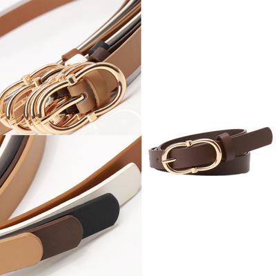 Women's Waist Belt Fashion PU Leather Belt Decorative Waistband Trendy Waist Accessory for Jeans Trousers Dresses