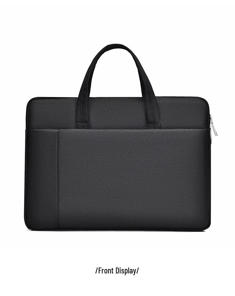 Minimalist Laptop Tote: Business Handbag & Briefcase with Custom Logo Option