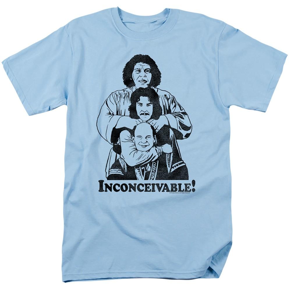 Princess Bride - Inconceivable - Adult Unisex Short Sleeve T-Shirt - Blue 3XL