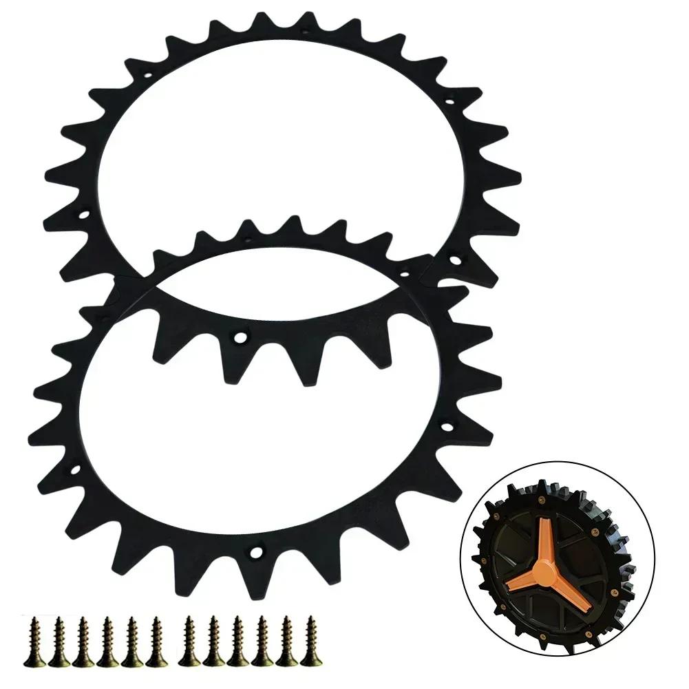 2pcs Lawn Mower Spikes For Worx For LANDROID Mowing Robot L Lawnmower 225mm WR153E WR155E Trimmer Garden Power Tools Parts