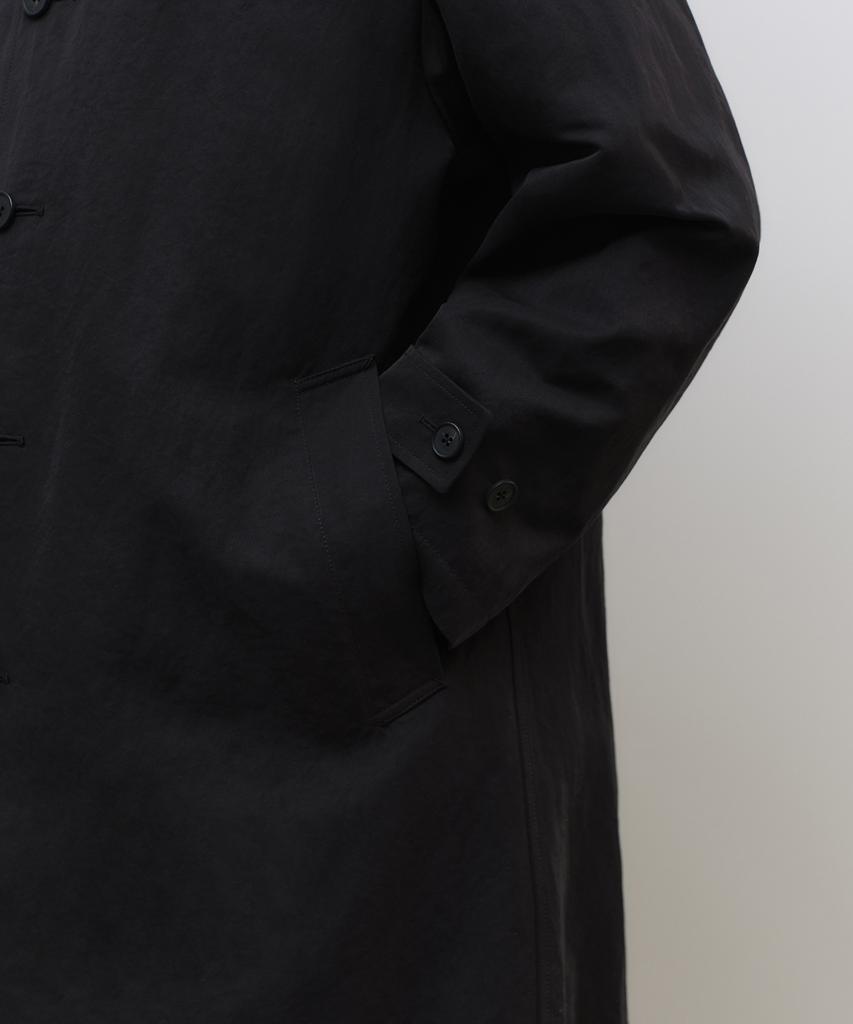 Musinsa Standard [City Workers] Karmor Single Trench Coat [Black]