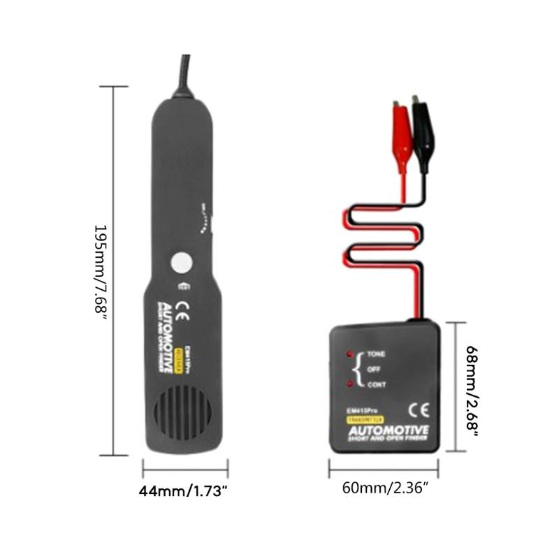 Car Circuit Scanner Digital Diagnostic Tool Automotive-Short And Open Finder Cable Tracker Truck Tractor SUV Wire Tester