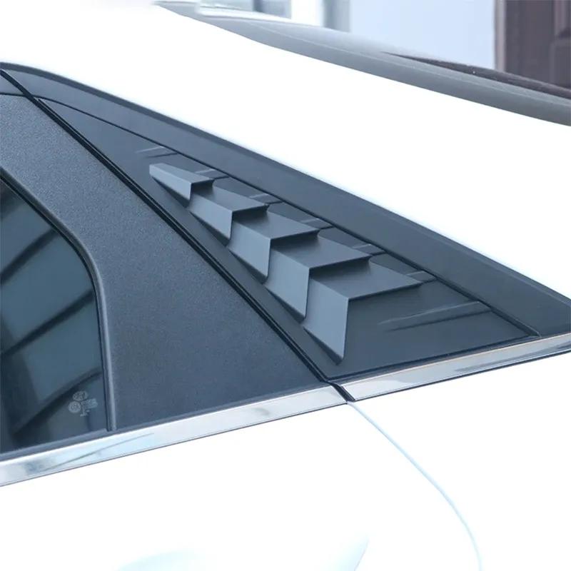 For Hyundai Elantra    2024 Back Shutter Stick side Air Outlet Exteriors Triangle Outlet After Rear Triangle Shutter