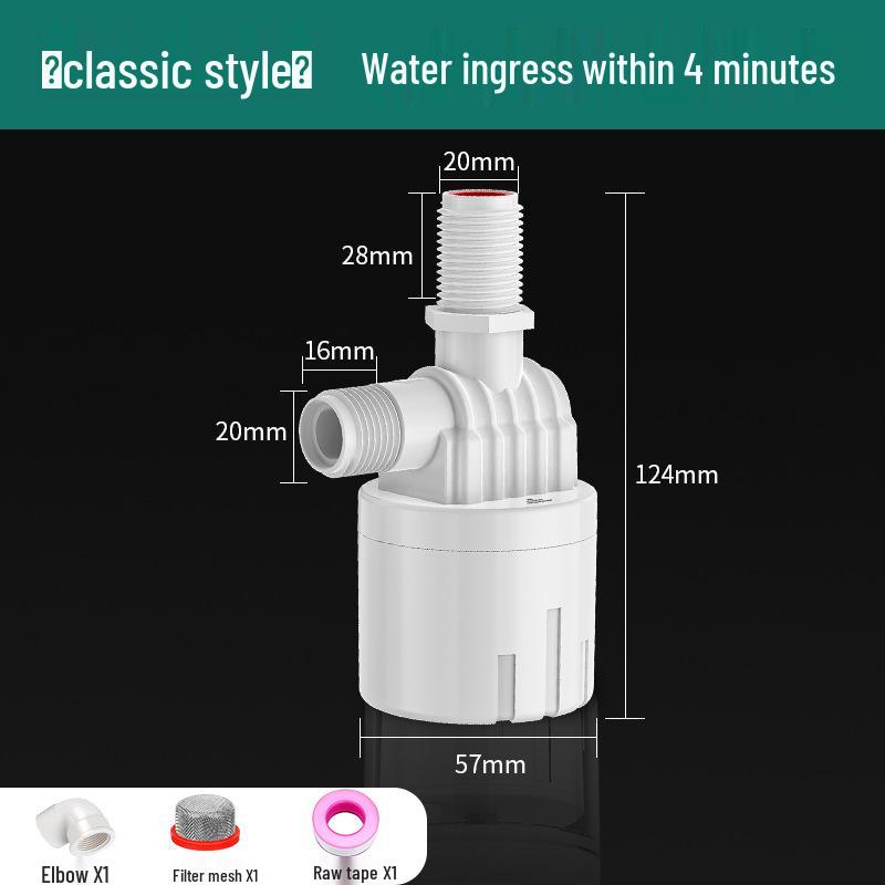 Automatischer Schwimmerventilschalter für Wasserspeicher mit großem Durchfluss - Selbststopp-Wasserstandregler