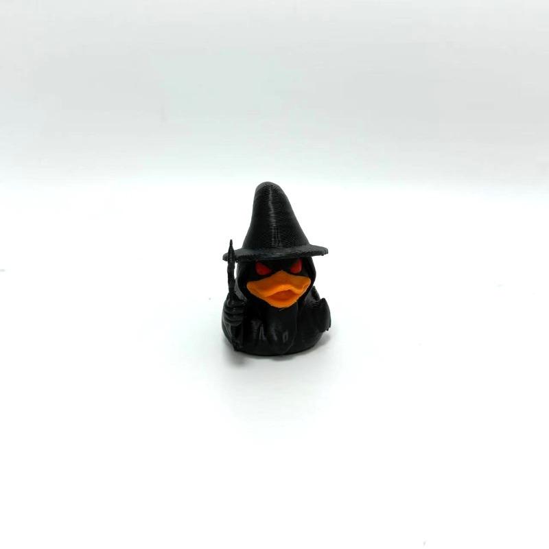 Neues 3D-Druck lustige Ente sechsteiliges Set Teufelsente kreative Ornament Geisterente böse Ente Halloween