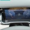 Carbon Fiber Car Dashboard Display Screen Trim Dash Board Panel Frame Strip For Hyundai Tucson Nx4    Hybrid N Line
