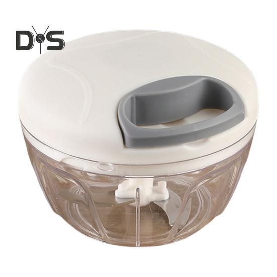 500/900ml Mini Garlic Chopper Clear Useful Spices Meat Garlic Chopper