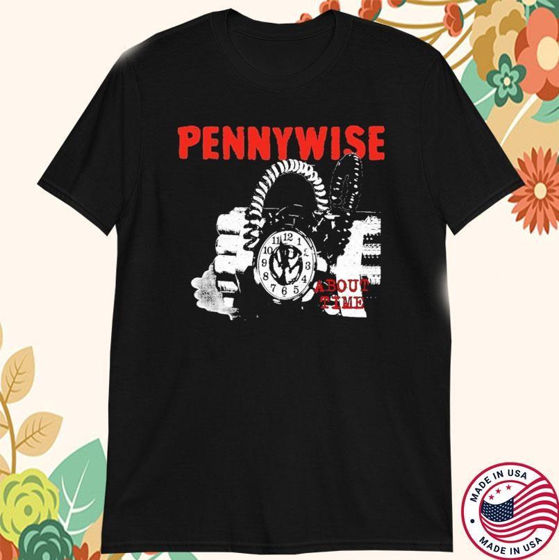 

Pennywise About Time Tshirt size S5XL Unisex T-Shirt S