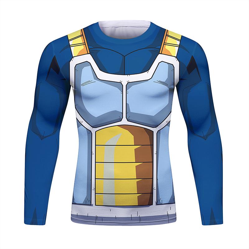 Fight Rashguard Men's Sports T-shirt Tops Fitness Printed Sublimation Boxing MMA Compression Tights Long Sleeve T-Shirts
