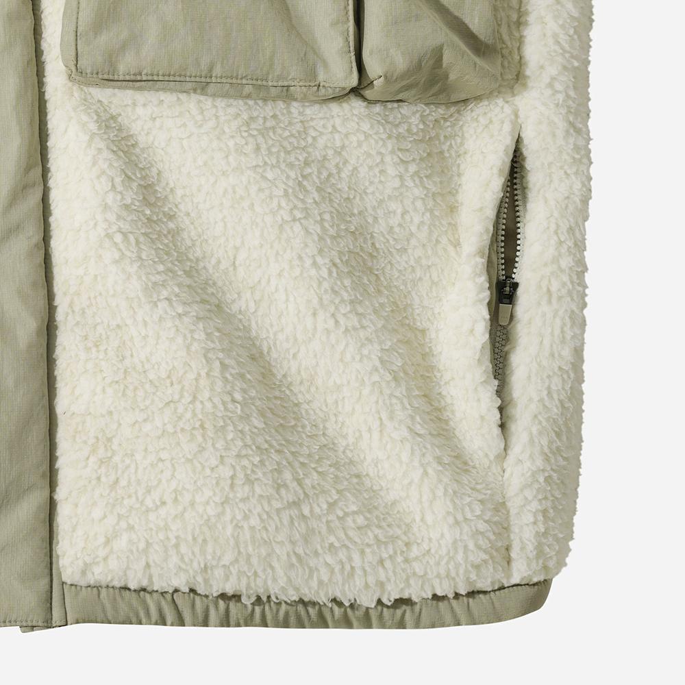 Dod Bark Fleece Utility Jacket (Ivory)