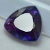 7.35 Ct Natural PURPLE Tanzanite TRILLION Cut Rare Loose Gemstone