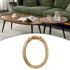Gold Resin Photo Frame Oval Picture Frame Vintage Home Décor