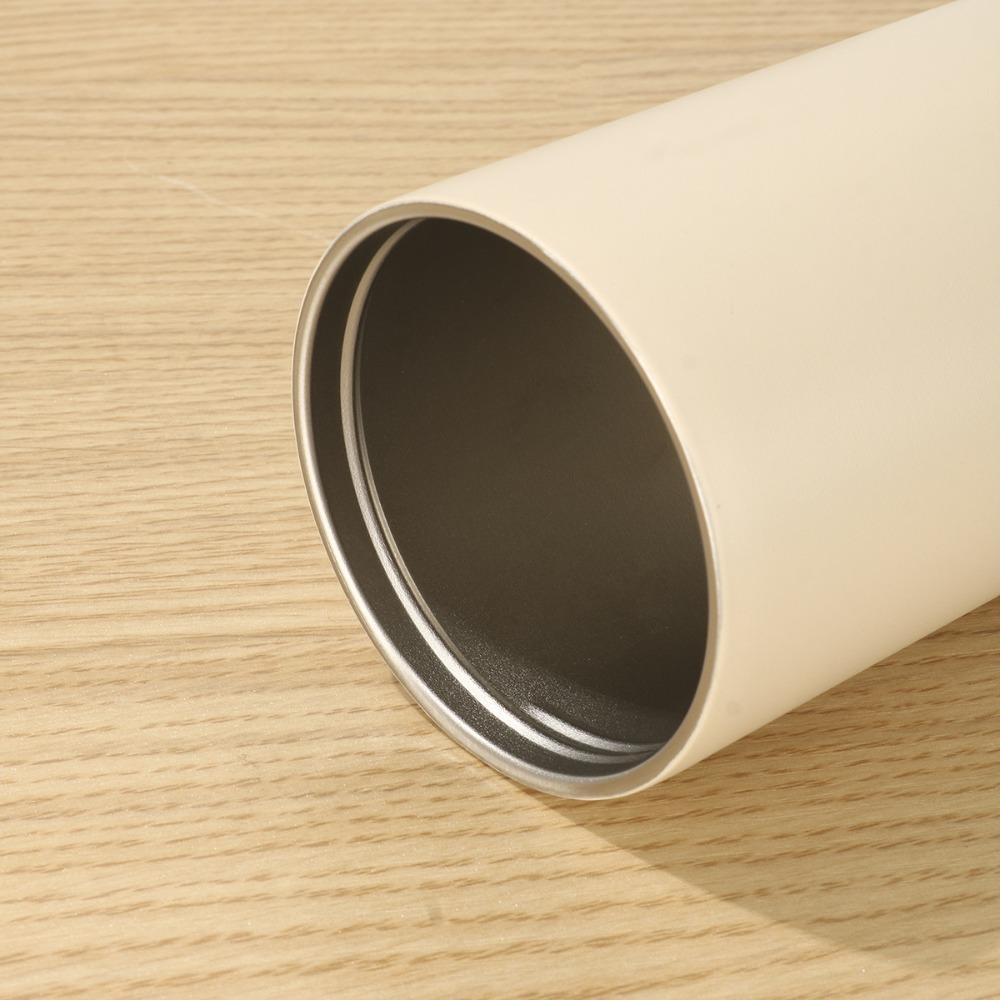 Kubek Termiczny Izolowany Próżniowo 500ml Prosty Styl Stal Nierdzewna 304 Kubek Termosowy Ręczny z Pierścieniem do Noszenia Butelka do Picia Outdoor