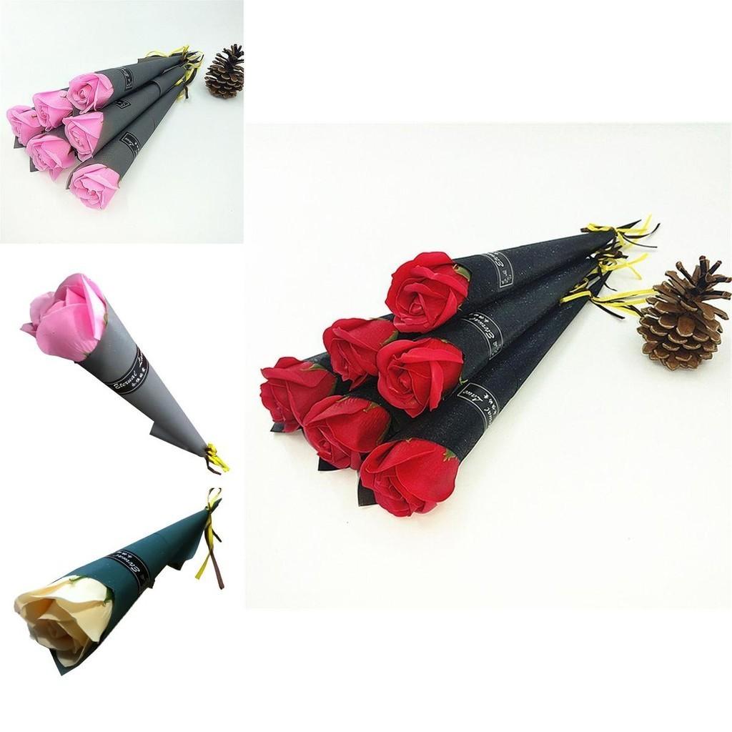 Exquisite Künstliche Rosen Seifenblume Ewiger Einzelstrauß Für Heim- Und Hochzeitsdeko