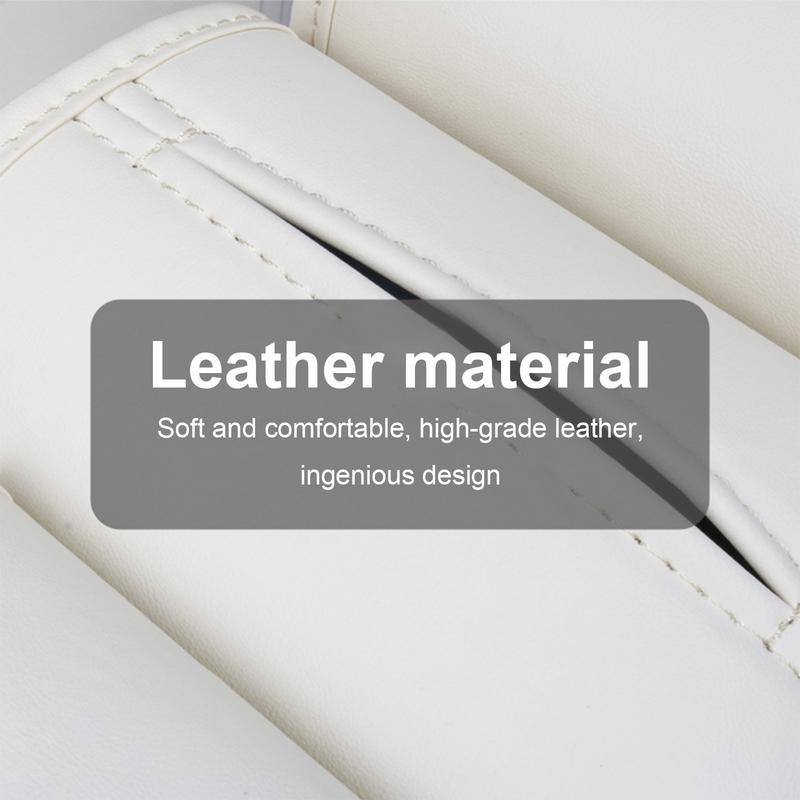 Autositz-Organizer Rücksitz 2 in 1 Leder Auto Snack-Organizer mit mehreren Taschen Multifunktionaler Autositz-Organizer