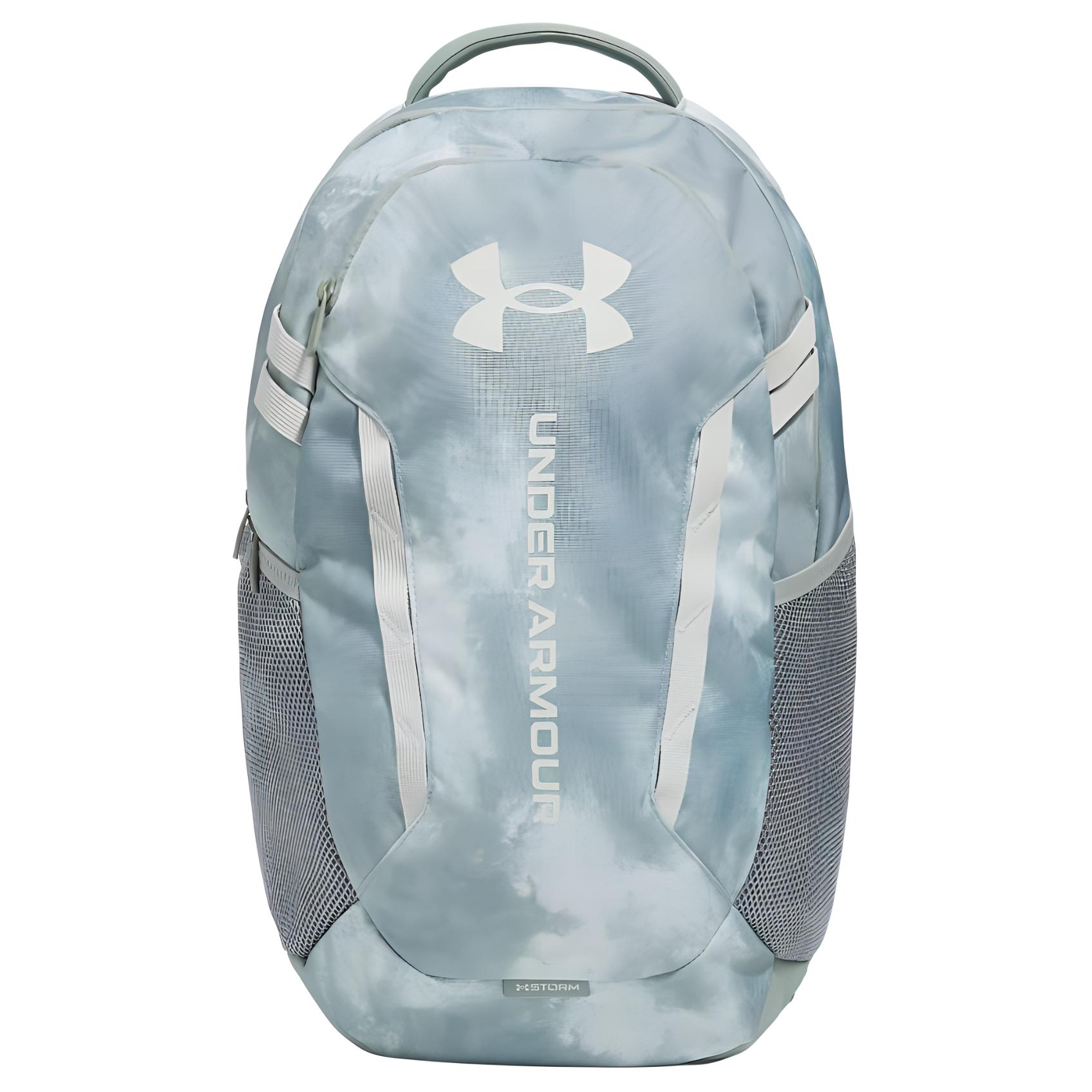 Under Armour Hustle Polyester Backpack Unisex Aqua Green 1384672-348