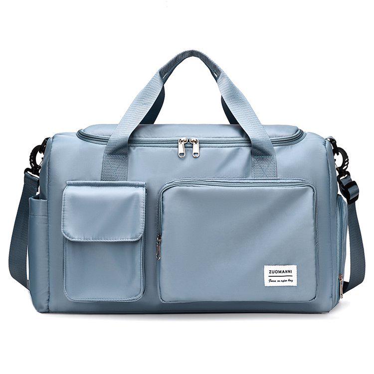 

2022 Waterproof Unisex Fitness Crossbody Sport Bag 32 inches синий