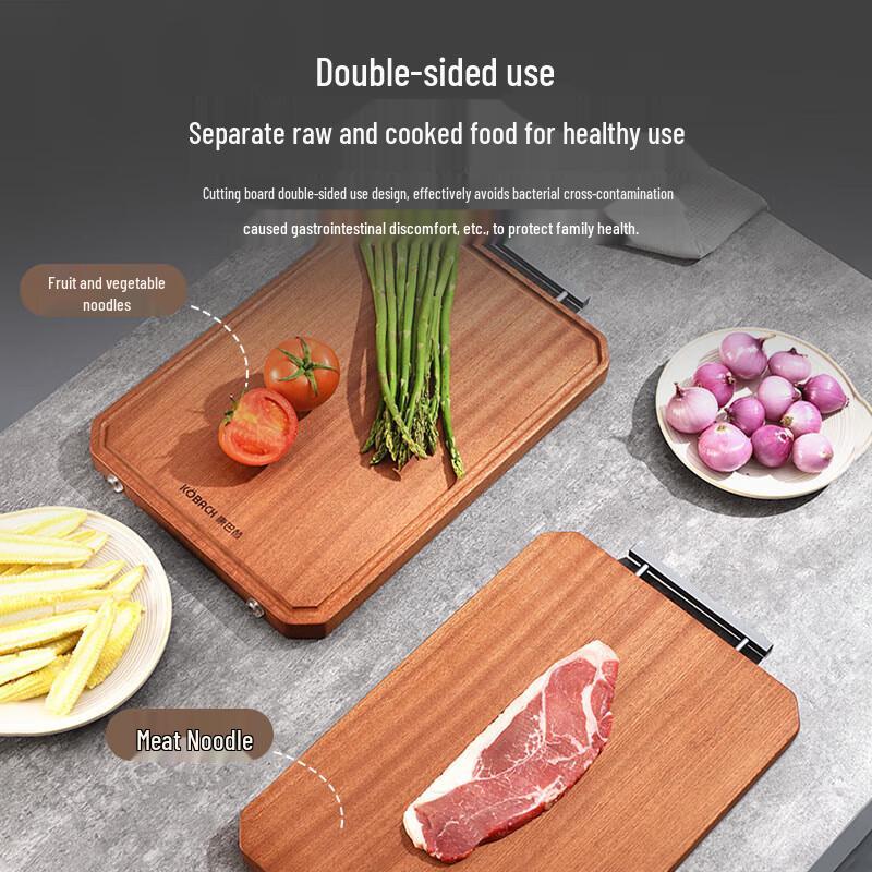 Kangbch Ebony Wood Cutting Board