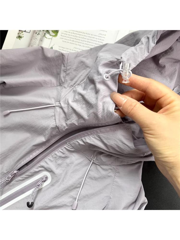 Empty Mountain Light Rain UV Protection Hooded Jacket - Men's & Women's Waterproof Outdoor Cooling Skin Clothing