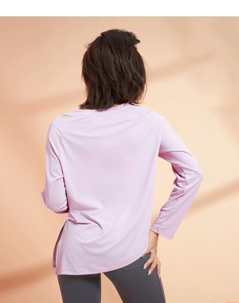 2020 Women's Loose Slimming Quick-Dry Plus Size Sports Cover-Up Running T-Shirt Yoga Top