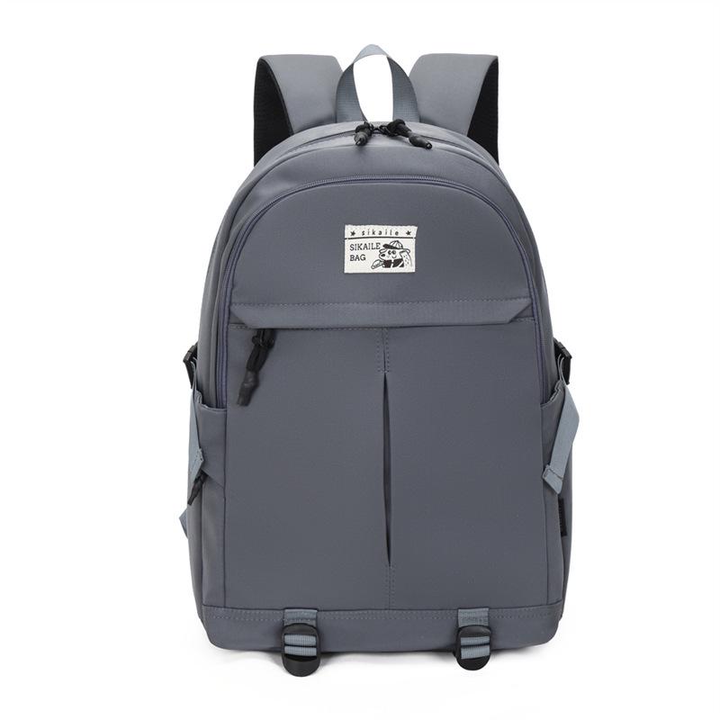 Modny plecak w stylu koreańskim z casualowym napisem