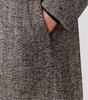 2025 Autumn Women's Wool Blend Tweed Mid-Length Lapel Coat