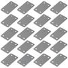 1/4Pcs Stainless Steel Stainless Steel Angle Code Silver 1.5mm/0.06'' Fixing Corner Brackets Fixing Repair Quick Links Table