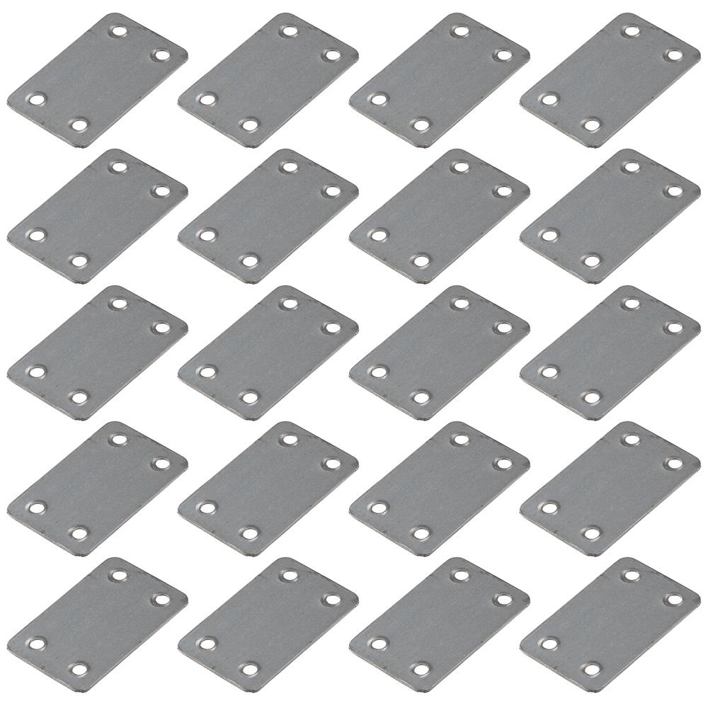 1/4Pcs Stainless Steel Stainless Steel Angle Code 1.5mm/0.06'' Silver Fixing Corner Brackets Angle Code Fixing Quick Links