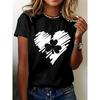 Women's T-shirt Green Lucky Clover 3D Printed Short Sleeve