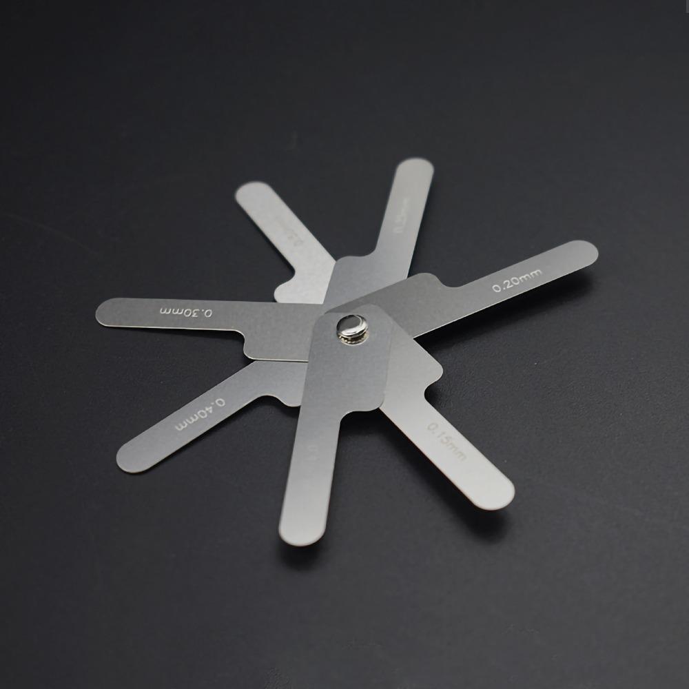 7 Blades Tooth Gap Measuring Tool Stainless Steel Orthodontic Gap Ruler  Dental Clinic