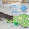 Electric Hide and Seek Cat Toy Smart Feather Teaser Wand Interactive Cat Toys  Relieving Boredom
