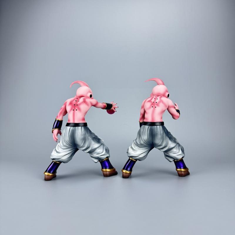 Dragon Ball Evil Buu Bola de Energia Posição de Combate Figura de Anime Case para PC Ornamento de Mesa Estátua Estática de PVC Modelo Colecionável Brinquedo Presentes
