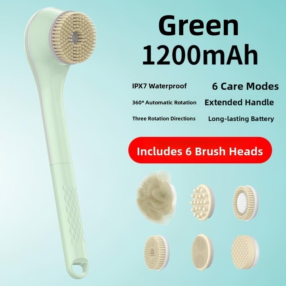 Rechargeable Back Scrub Waterproof Electric Shower Brush Electric Bath Brush  Skin Cleanser