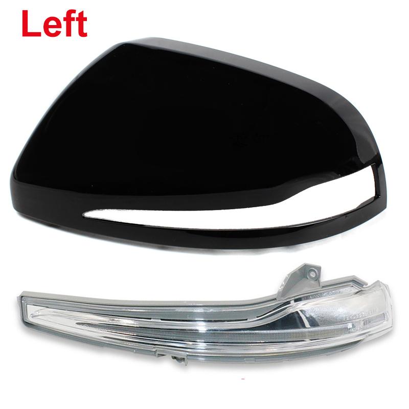 1/2pcs Car LED Side Rearview Mirror Light W/Housing For Mercedes Benz V-Class/Metris/Vito W447 2015- Rear Mirror Cover Cap