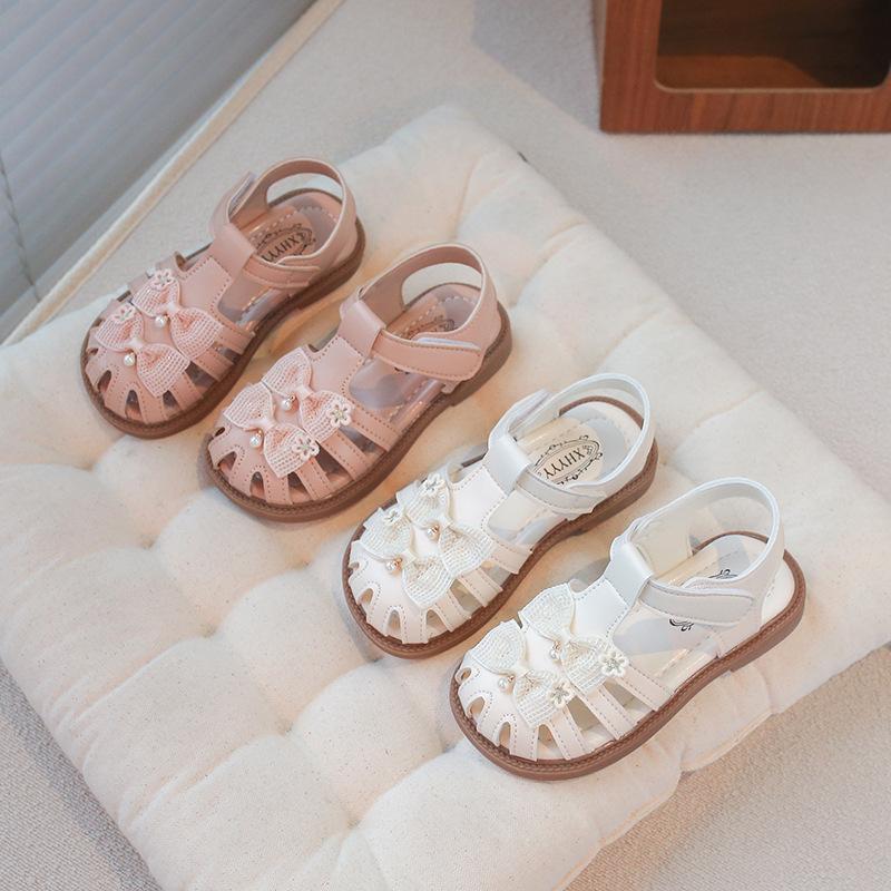 Girls fashion sandals summer new fashion foreign style children's sandals soft sole non-slip versatile beach shoes tide