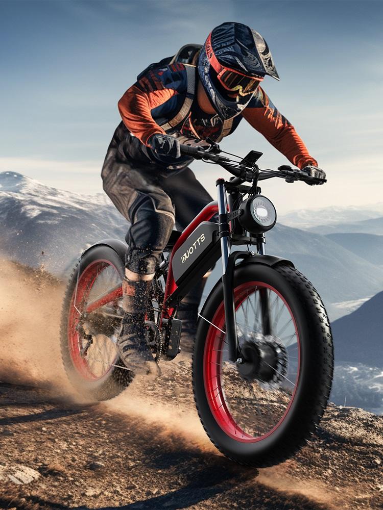 DUOTTS N26 1500W Dual Motor Electric Bike 48V20Ah Samsung Battery 120KM Range 55km/h Fat Tire E-Bike