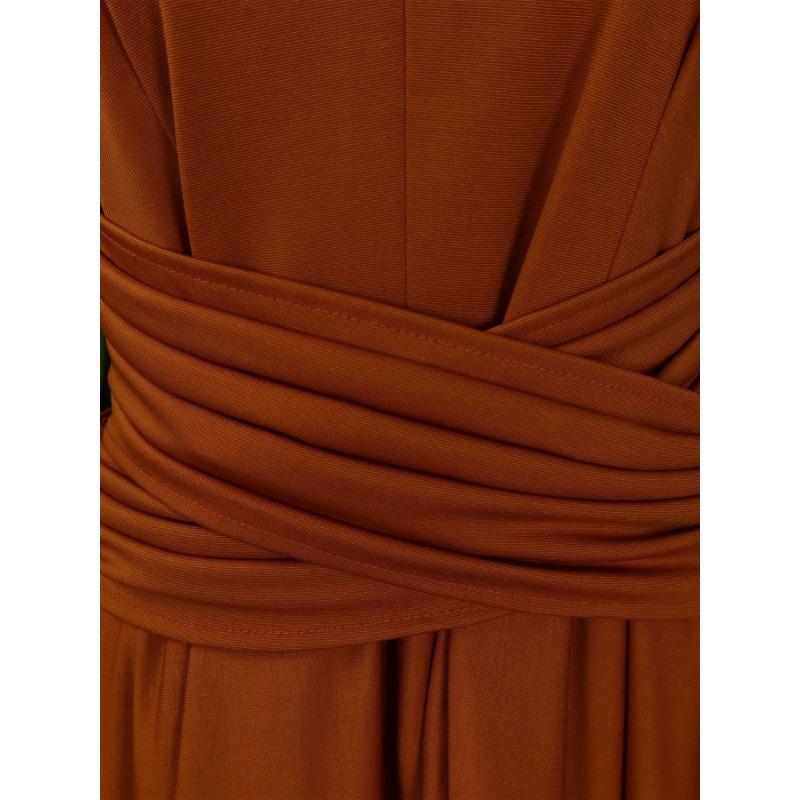 YYFS Women's Fashion Spring Fall Solid Color Print Long Sleeve O-Neck High Waist Casual Dresses