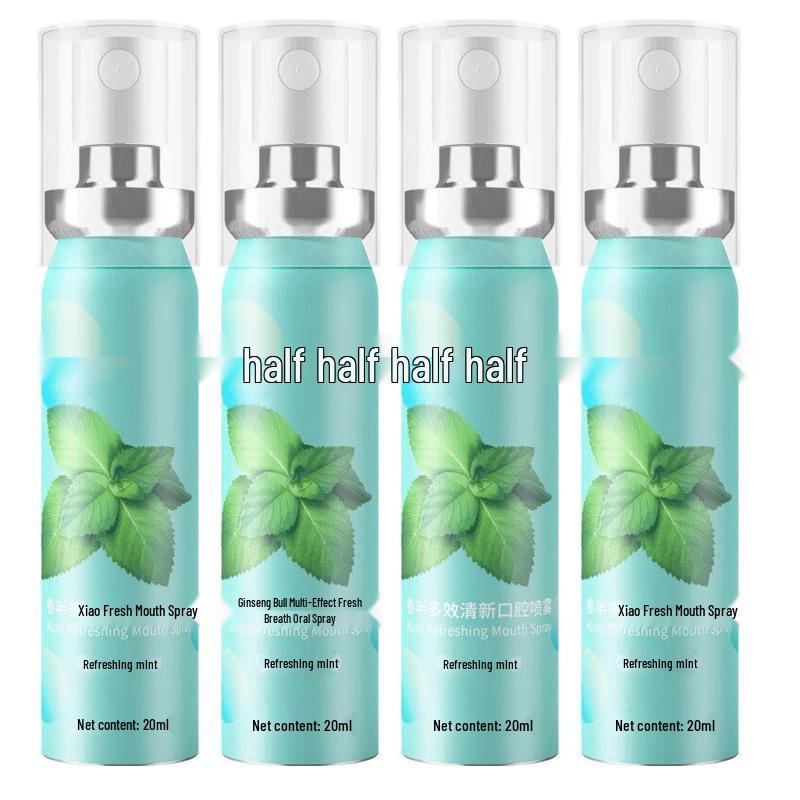 Canban Probiotic Fresh Breath Oral Spray - Cool Mint 4-Pack