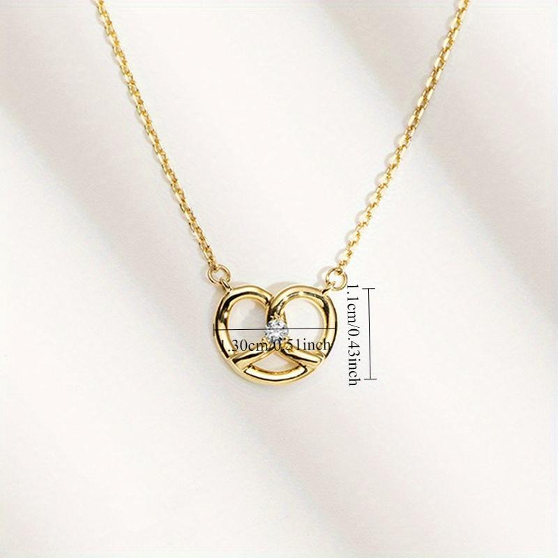 1pc Exquisite and Fashionable Necklace, Paired with Heart-shaped Micro-synthetic Zircon Jewelry, Presents A Simple and Everyday Wearing Style