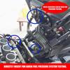 Universal Gas Pressure Gauge for Compatibility with Multiple Vehicle Types Offering Precise Oil Pressure Readings for Au