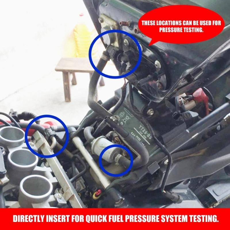 Universal Gas Pressure Gauge for Compatibility with Multiple Vehicle Types Offering Precise Oil Pressure Readings for Au