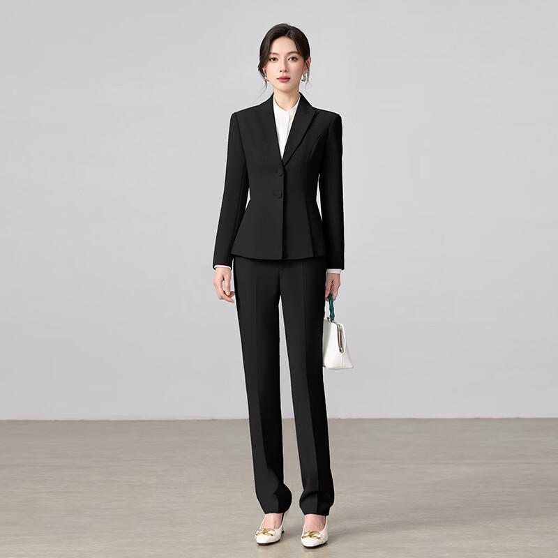 Teluoman Women's Professional Business Suit Set