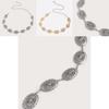 Western Style Hollow Metal Waist Chain With Carved Details For Womens Fashion Accessory