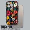 Colorful Flowers Pattern Lanyard Case For iPhone 17 Pro Max Funda iPhone 16 15 14 13 Pro Max 11 16E 17E Soft Silicone Cover