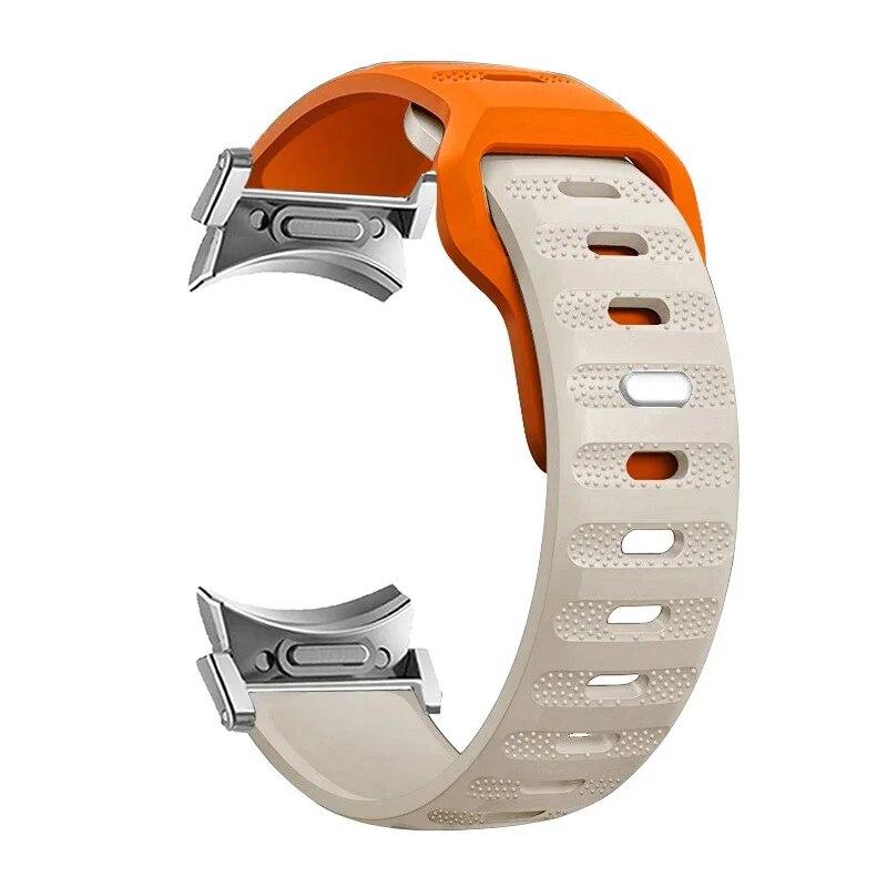 Silicone Strap for Samsung Galaxy Watch 6 5 4 40mm 44mm 5Pro 45mm No Gaps Band For Galaxy Watch 6 Classic 43 47mm 42 46mm Correa