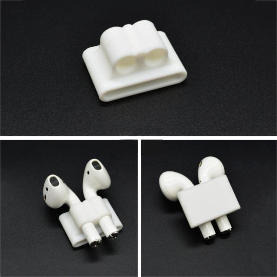 Silicone Anti-lost Bluetooth-compatible Earphone Protective Cover Holder for Apple AirPods