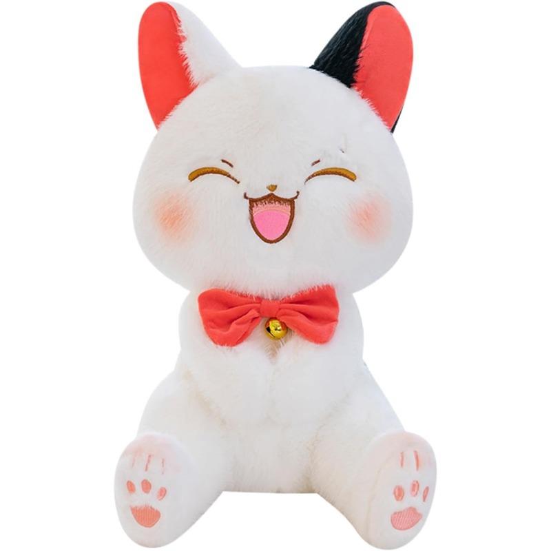 

25 см плюшевая кукла кошка лиса кролик, милый котенок кролик лиса мягкие игрушки плюшевые игрушки, мягкие плюшевые игрушки подушки подарки для девочек 25cm синий