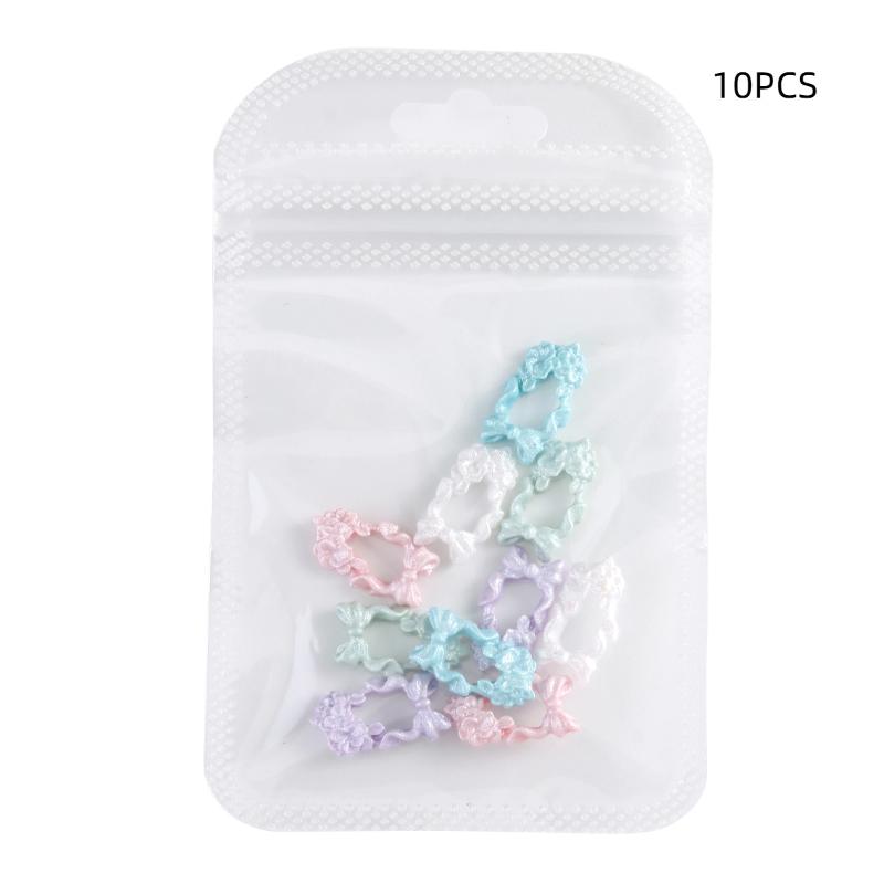 

10/20/50pcs Wreath Design Crystals Jewelry Nail Art Decoration Embossed Garland Bowknot Flower Nail Art Charms Rhinestones