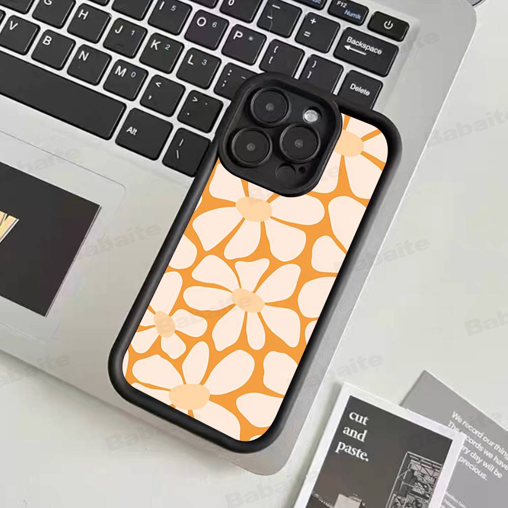 Abstract Flower Market Phone Case For IPhone 17 16 15 14 13 12 11 Air Plus Pro Max Soft Back Cover